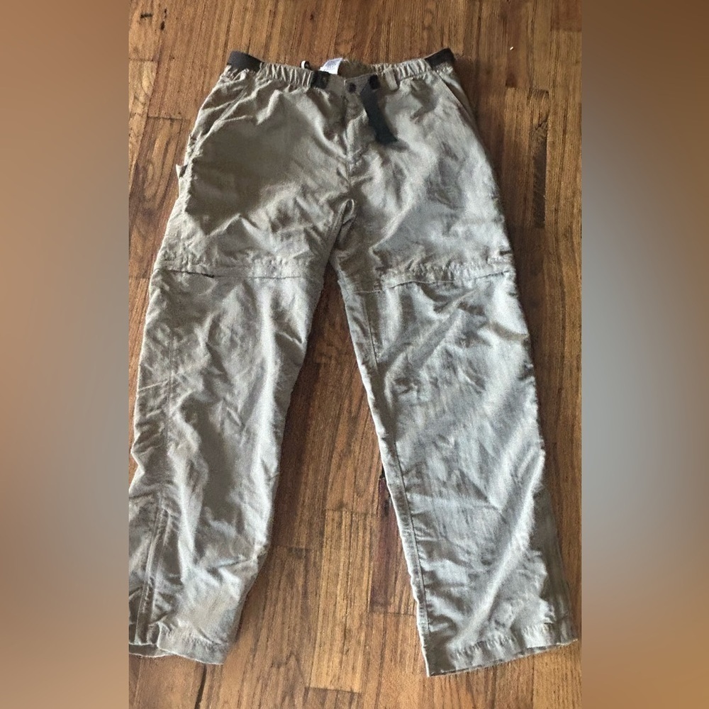 The North Face Mens Convertible Hiking Pants Outerwear Fishing Tan Size XL